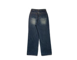 [Brushed Lining] Kindy Washing Wide Denim Winter Pants