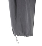 Leaf double pin tuck string wide slacks