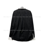 Ille Stripe Color Matching Shirt