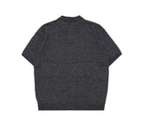 Lebe Boucle Short Sleeve Collar Knit