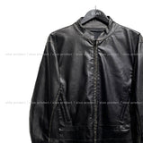 Villa Hand Washing Leather Biker Jacket