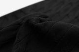 Henley Neck Cable Short Sleeve Knit