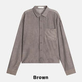 Linear Crop Stripe Shirt