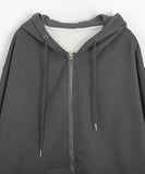 Runda Brushed Basic Hood Zip-up