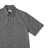 Fury Seersucker Crop Short Sleeve Shirt