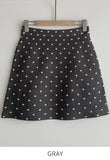 Tibel Dot Knit Mini Skirt