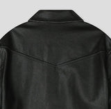 Glam Leather Stitch Jacket