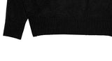 Fron shoulder slit knit