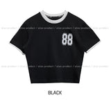 88 line crop short sleeve