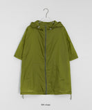 [unisex] Quken Summer Hood Short Sleeve Wind Jumper