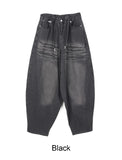 Held Washed Balloon Denim Pants