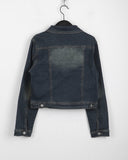 [MADE] Norber Vintage Washing Pocket Cropped Denim Jacket