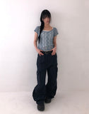 Poron Cargo Wide Pants