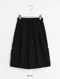 [unisex] Harleco Color Carpenter Banding Bermuda Pants