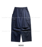Natey Raw Edge Balloon Denim Pants