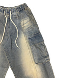 Excited Cargo Wide Denim Pants