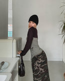 Teed Color Matching Military Cargo Training Pants