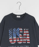 [unisex] Kemnio Printing Over Short Sleeve Tee