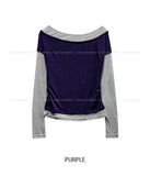 Lizzy Two Tone Layered Tencel Long Sleeve