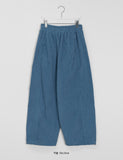 Nicory Banding String Corduroy Wide Pants
