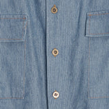 Leroy cutting denim shirt