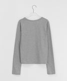 Tenenki Cotton Basic Round Long Sleeve Tee