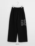 [Unisex] Clanton Printing Banding Wide Pants