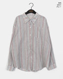 Keron Overfit Striped Shirt