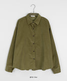Pomoni Basic Corduroy Shirt