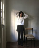 Come Bokashi Pearl Ribbon Knit Cardigan