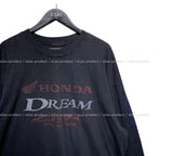 (UNISEX) Honda Washed Printing Long Sleeve