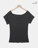 Baybin One-Shoulder Short Sleeve T-shirt