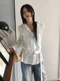 COLOR PIPING SLEEVELESS