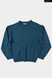 Reverse edge relaxed wool knit