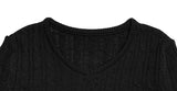 Hido Cable V-neck Knit