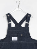Konuki Pocket Denim Suspenders Long One Piece