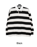Piel Stripe Collar Tee