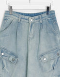 Donnob Denim Bermuda Cargo Pants