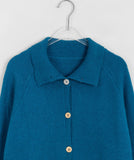 Yurudi High Neck Collar Knit Cardigan