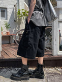 Mulve Zipper Cargo Bermuda Pants