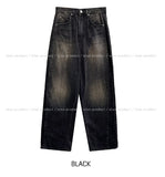 Tessia incision wide denim pants