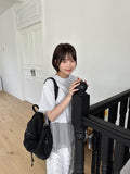 [BAONHAUS] Genbo Frill Tiered Short Sleeve Tee