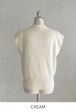Billion V-neck Button Knit Cardigan Vest