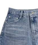 CUT-OFF MIDI DENIM SK