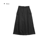 Ems Cotton Cargo Pocket Long Skirt