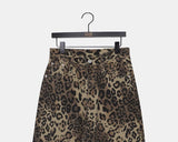 Dahi Leopard Print Balloon Over Fit Long Pants