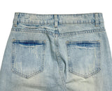 Fuwa Wash Denim Wide Pants