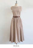 Keds Sleeveless Flare Long One Piece (Belt Set)