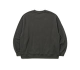 STITCH SLOGAN FLOWER CREWNECK