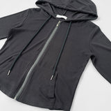 Daily Basic Slim Fit Long Sleeve Hood T-Shirt